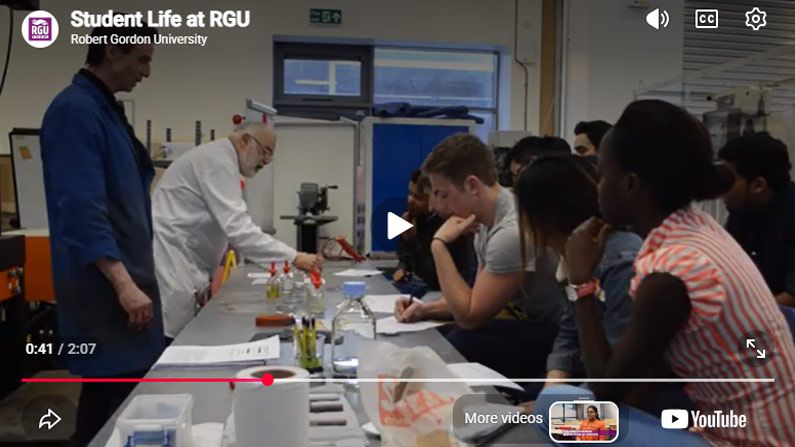 Play Video - Student Life at RGU