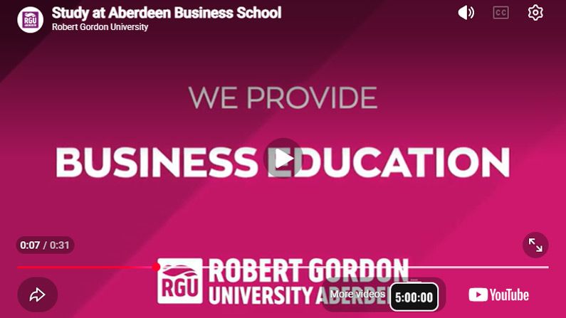 Play Video - Study at Aberdeen Business School